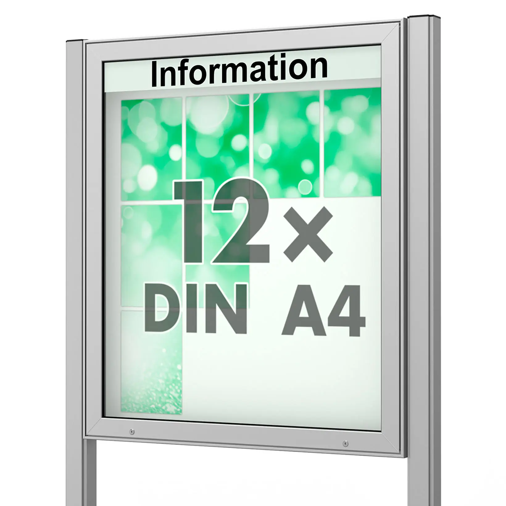 Bushaltestelle, Draußen, Bildschirm, Werbung, Überwachen